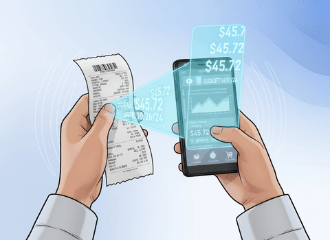 Skanowanie paragonów i faktur